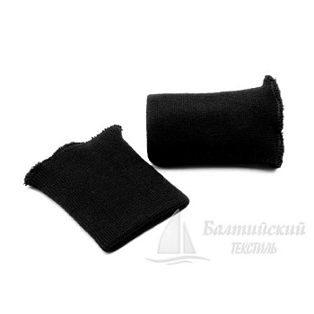 Манжеты трикотажные 8*10,5см акрил с латексом черный Манжеты трикотажные 8*10,5см акрил с латексом черный