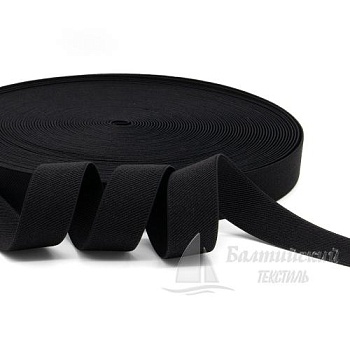 Резинка помочная 30мм черный БТ. Цена от 27,57 р. в Москве Резинка помочная 30мм черный БТ. Цена от 27,57 р. в Москве
